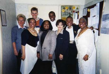 Teeny with Linda Hopkins in France
