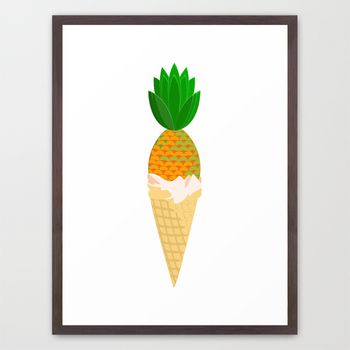PineappleCone_Frame_Print

