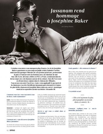 Jussanam homage to Josephine Baker Jussanam show homage to Josephine Baker
