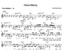 Have Mercy official sheet music