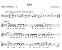 Killer official sheet music