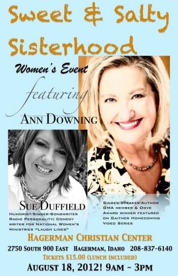 Sue and Ann Downing doing events together!
