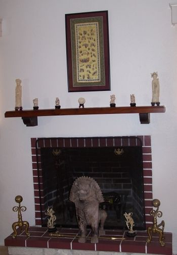 China - fireplace
