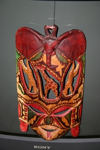 African animal mask
