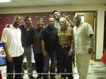 The Band, Backstage, w/ Legend Lonnie Liston Smith, in Ohio, After Our Monster Concert!
