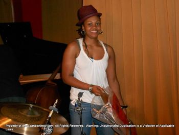 Ah-Hah!  There She Is Again!  Drummer Shirazette Tinnin!  SUPERSTAR!
