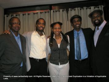 Carl Bartlett, Jr. Quintet @ Sistas' Place After a Fantastic Performance!
