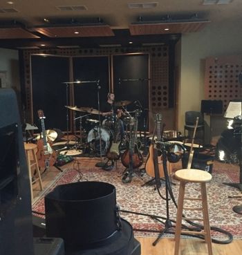 James tracking drums at the Terrarium in NE MPLS.
