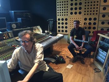 Jaques and Ian tracking bass for "Friends and the Fakers" - the Terrarium, NE MPLS.
