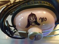 Mari Used Headphones (pink) Autographed