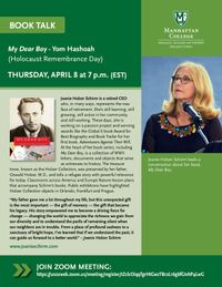 "My Dear Boy” Yom Hashoah (Holocaust Remembrance Day)
