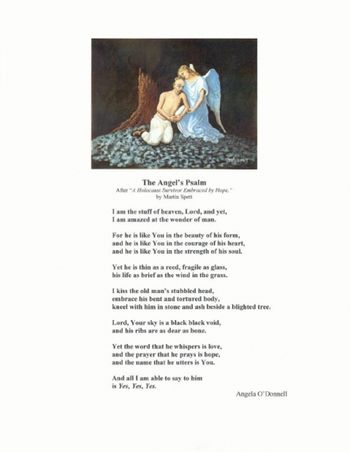 "The Angel's Psalm" Artwork by Mr. Spett and Poetry by Angela O'Donnell
