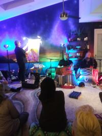 Painting the Music with Bhakti House Band and Pete Taboada