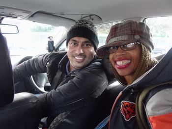 Hi Family! We Love You! COOL TAXI!!
