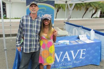 Me & Honey at KWVE Booth I Love You Honey!!!
