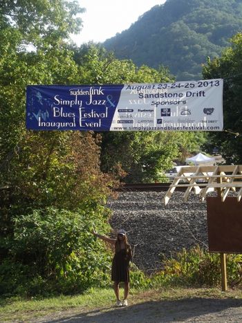 We Arrive at Sandstone Drift for Simply Jazz & Blues Fest.!!
