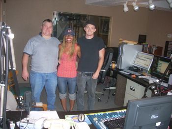 Honey & Zanesville family 98.9 The Vine Calvary Chapel Radio Studio We Love You!!!
