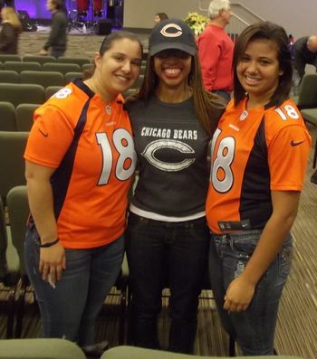 Broncos vs Bears! Honeys Beautiful Babies, Love Love Love!! Happy Birthday Baby Girl!!
