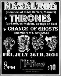 NASALROD with THRONES & Chance of Ghosts @McFiler's in Chehalis, WA