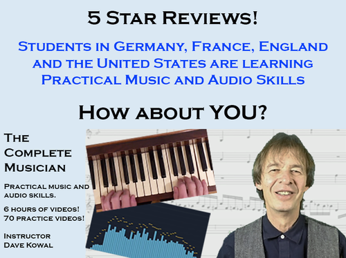 #udemy, #music, #audio, #musicproduction, #audioproduction, #musictheory, #songwriting, #completemusician, #practicalskills, #musicandaudio, #recording, #homestudio, #davekowal, #vocals, #rec