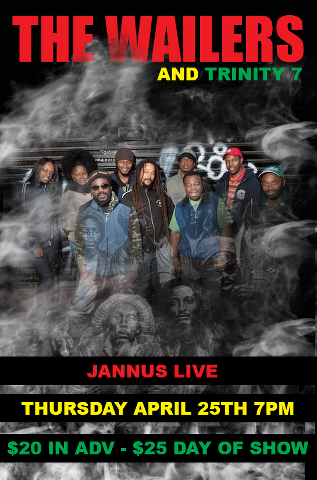 Trinity 7 open for the Wailers Jannus Live
