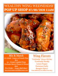 WIng Wednesday Hosted By. WealthyInTheKitchen