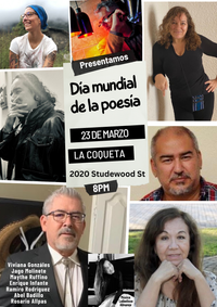 Día mundial de la poesía organizado por Enrique Infante