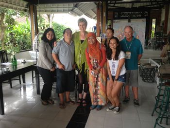 With my students at a class in Ubud
