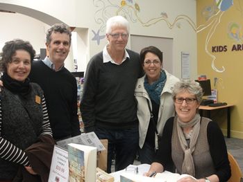 Robin with event organisers from Unley Library in Adelaide
