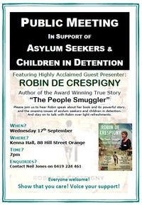 Orange NSW - Public meeting in support of asylum seekers and children in detention