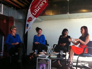 Robin on the Sydney Writers' Festival panel
