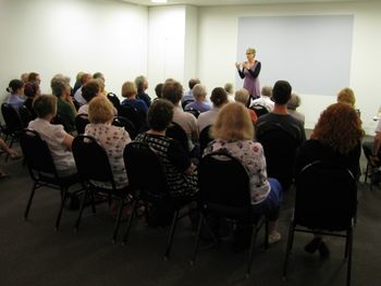 Robin de Crespigny speaks at Katoomba Library
