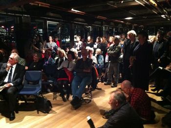 The crowd at the Sydney Writers' Festival book launch of The People Smuggler
