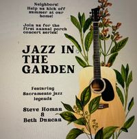 Porch Concert hosted by Brian Rickel & Family w/ Steve Homan on guitar & Beth Duncan on vocals.