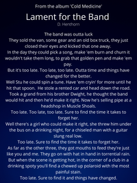 Lyric Booklet - Cold Medicine