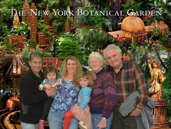 At the Bronx Botanical Gardens Train Show Scott, Anna, Katya, Tara, Meta & me (& the Statue of Liberty)
