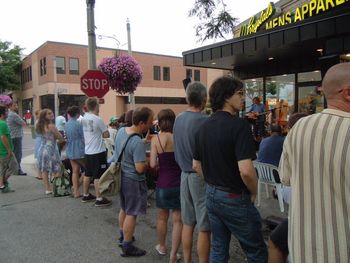 Crowd at our Nook Open Mic
