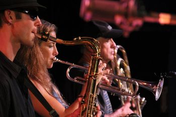 Bump City Horns: Jesse Snyder, Andrea Lindborg, Garry Russell
