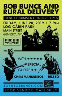Bob Bunce and Rural Delivery - Geneseo Summer Concert Series