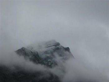 Inspiration 19 Mist on the mountains:  Waterton National Park
