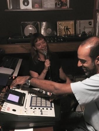 Lizzie & Mehdi rehearsing for Blenheim Festival
