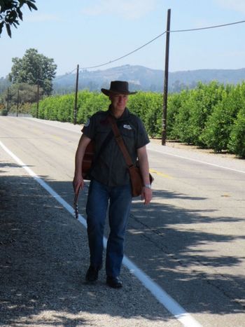 Neil Wise on Miiddle Road Santa Paula CA
