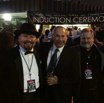 Randy with Rick Lee & Henry Furr 2016 NC Music Hall Of Fame
