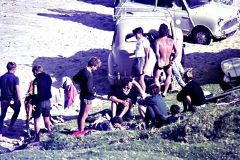 Tui and the crew hit Ahipara ....summer of '67
