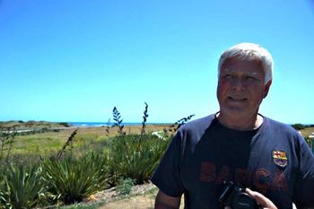 Doug Hislop finally looking his age...still surfing!!..2014
