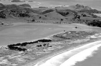 Whananaki ...1966... Some of those cool old baches are still there....
