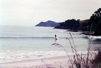 I remember those days when you were the only one in the water.... ...in fact...only one at the beach....Tui,...doing some solitude surfing ...Waipu ...summer of '63

