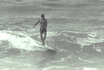Mike Cooney ...walking the board on a Sandies left....my favourite maneuver.. ....
