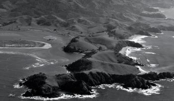 1958 Whananaki bar...Northland.... What a great set-up that place is for a wrap-around swell...probably definitely still unsurfed at this point
