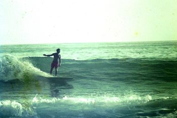 Tui cranking a nice little backhand turn ...Sandy Bay...summer of '67

